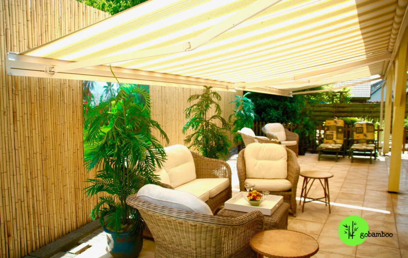 inspirace bambusový plot